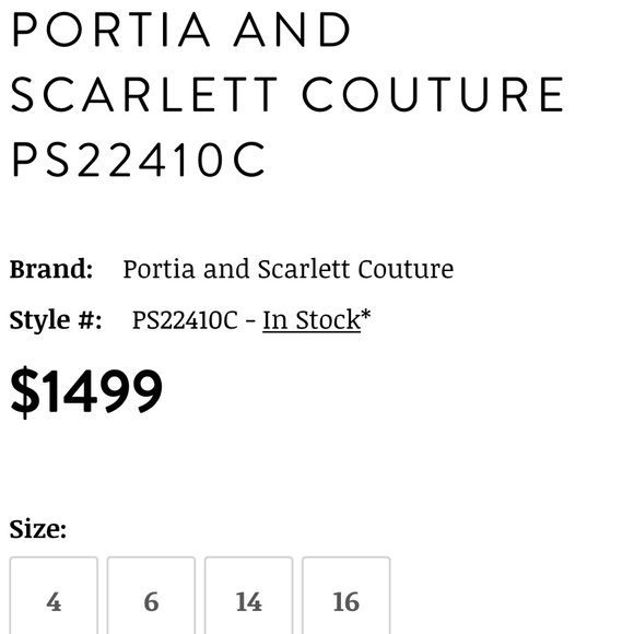 Portia & Scarlett Couture Gold Sequin Dress - Picture 3 of 8